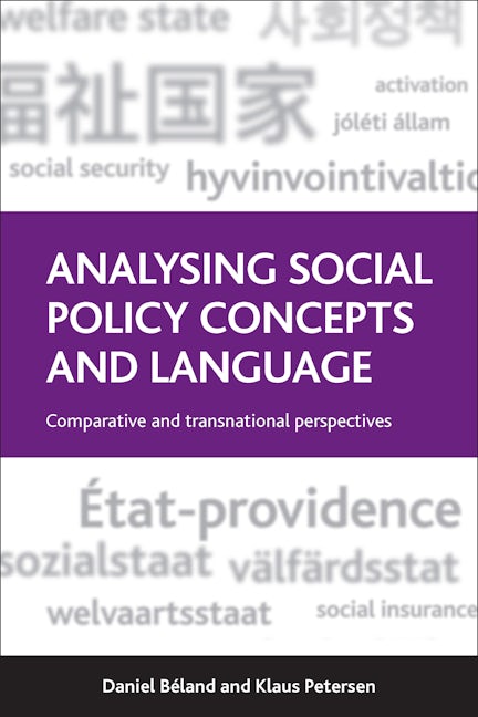 Book cover image for Analysing Social Policy Concepts and Language ISBN: 9781447306436
